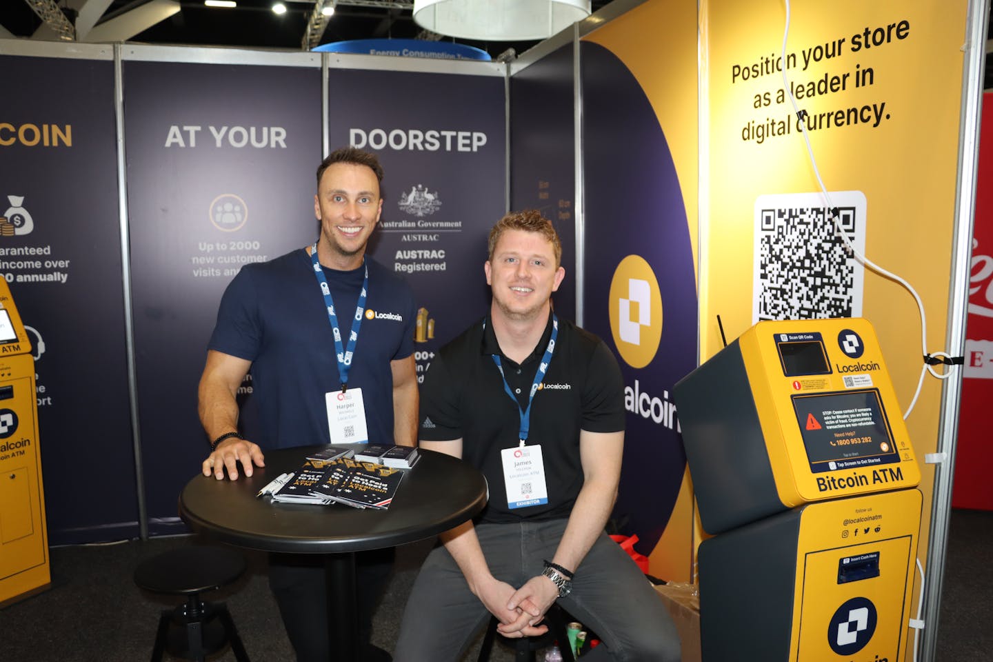 Localcoin team at c&I expo