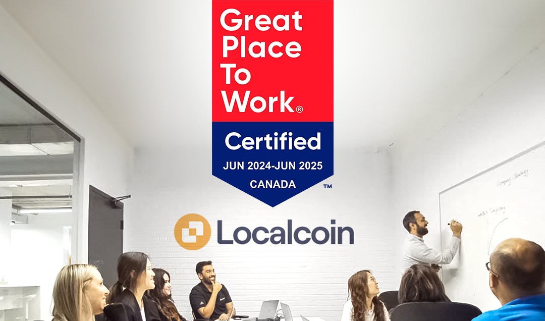 Great place to work certified - Localcoin