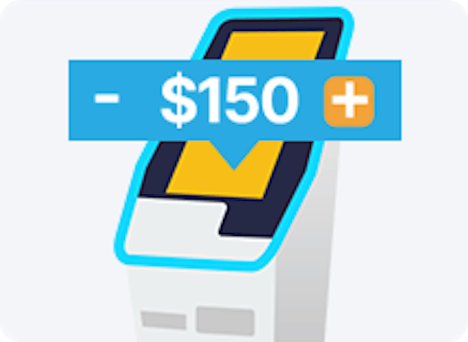 Set dollar amount to receive