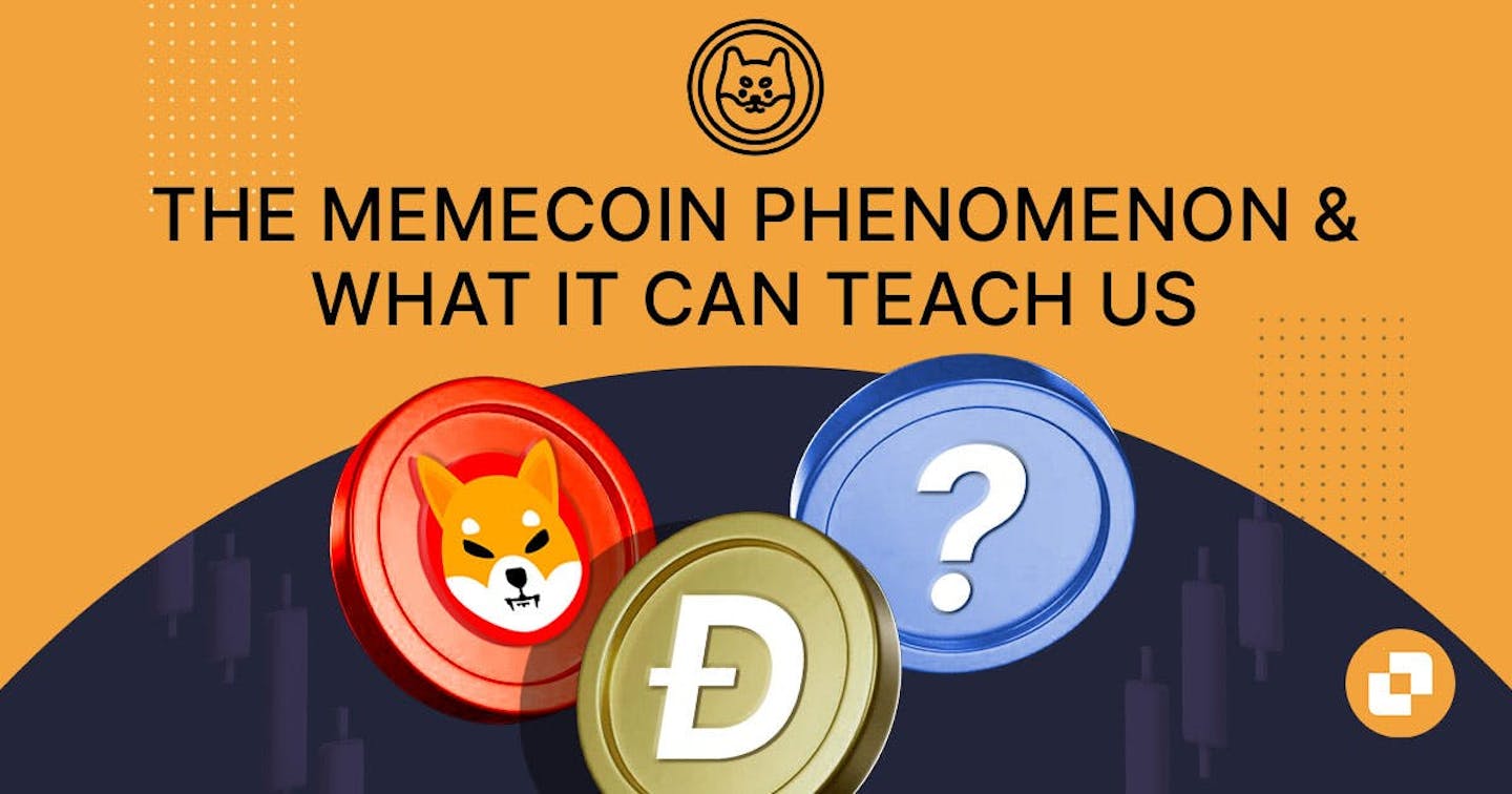 Banner of blog titled "The Memecoin Phenomenon & What It Can Teach Us"