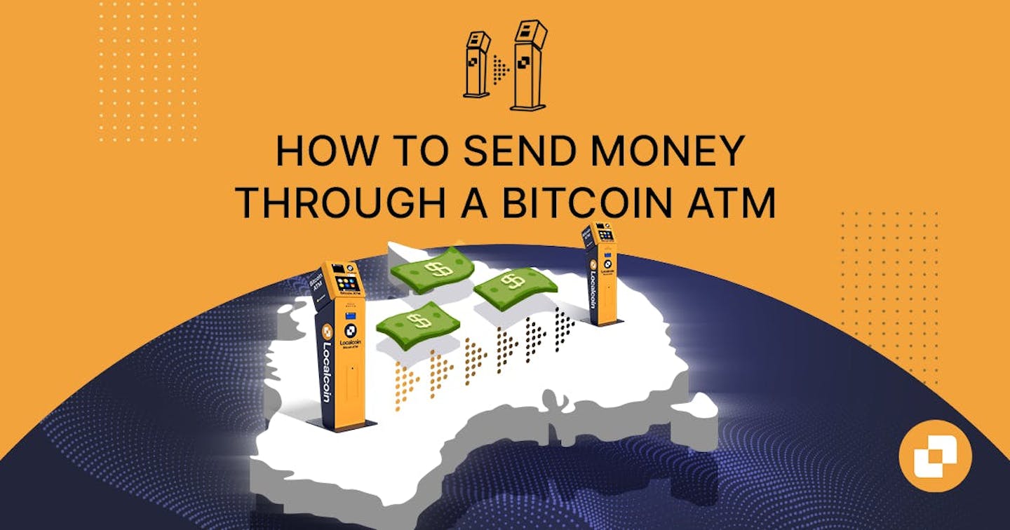 Banner of blog titled "How to Send Money Through a Bitcoin ATM"