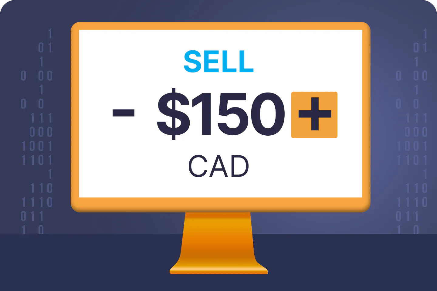 Set CAD Sell amount