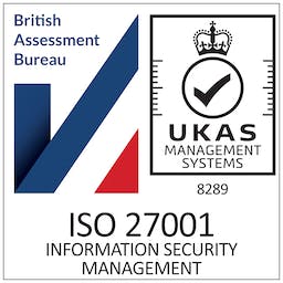 Badge for ISO 27001 Information Security Management