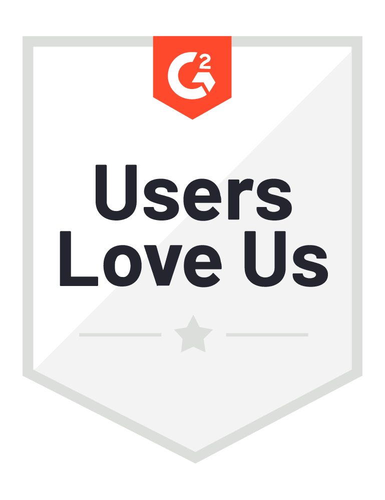 G2Crowd - Users Love Us badge