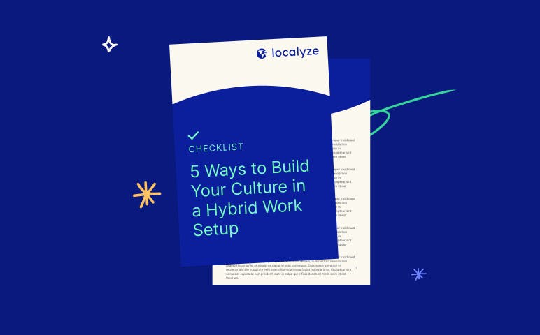 Checklist: 5 Ways to Build Culture in a Hybrid Work Setup cover