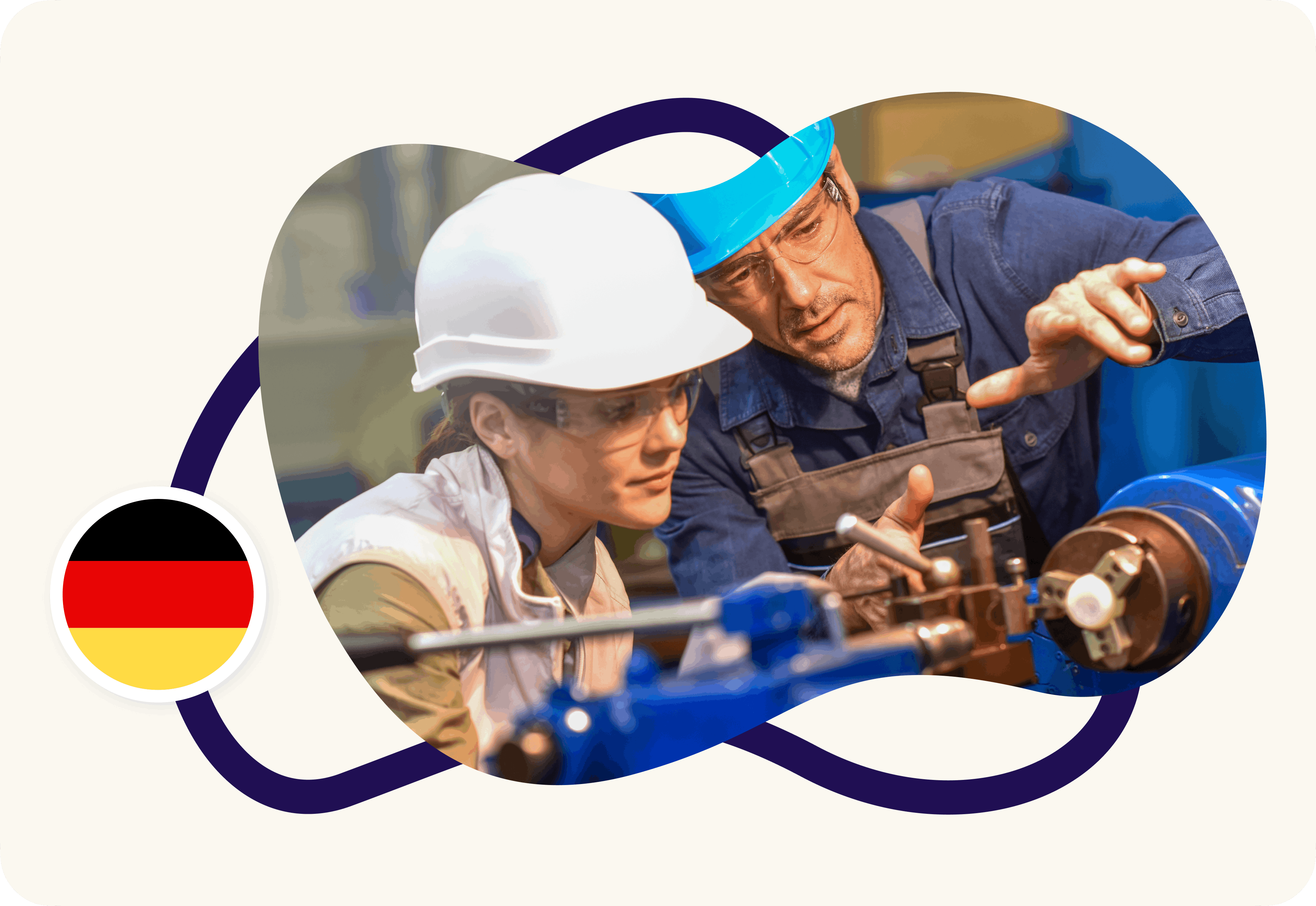 Blue collar workers in Germany