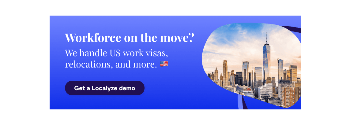 US work visas with Localyze