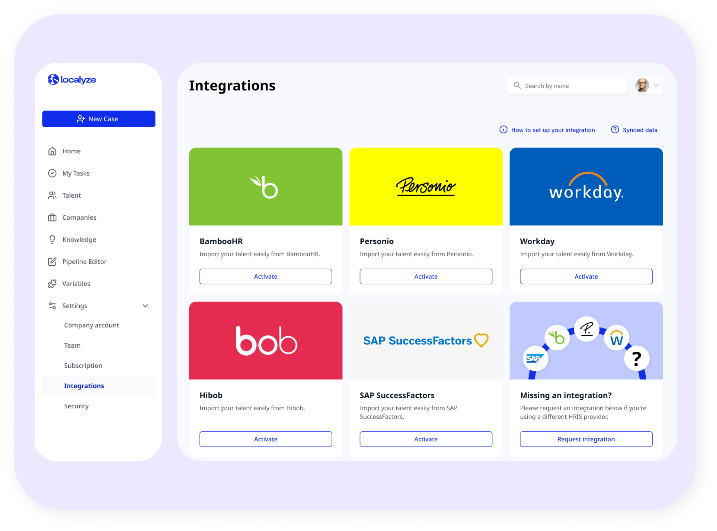 Integrations - Localyze