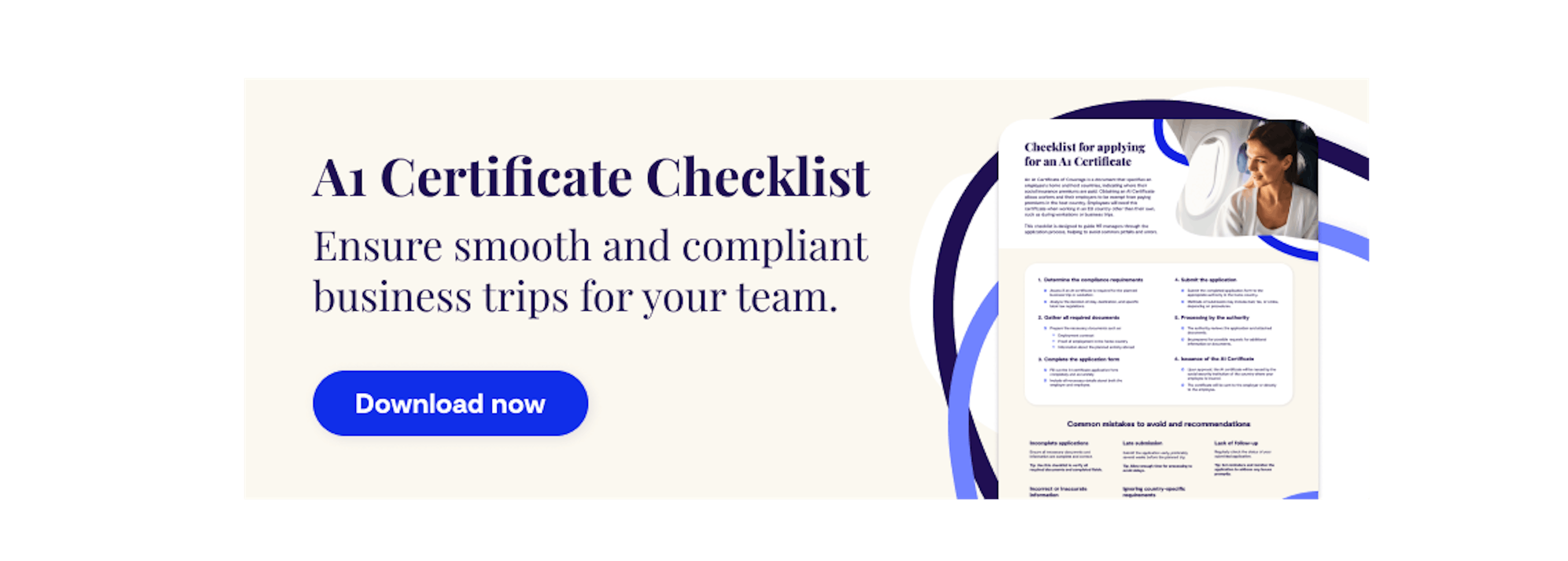 A1 Certificate Checklist