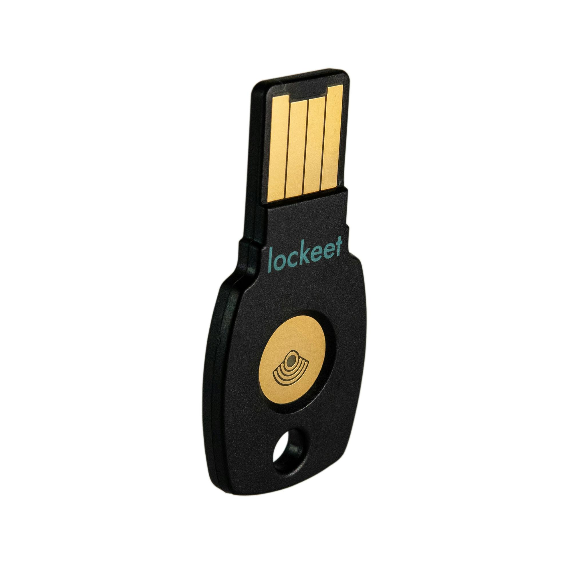 Como utilizar a chave de segurança Lockeet no meu gerenciador de senhas?