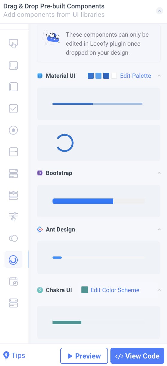 Image of Locofy Plugin’s drag and drop functionality