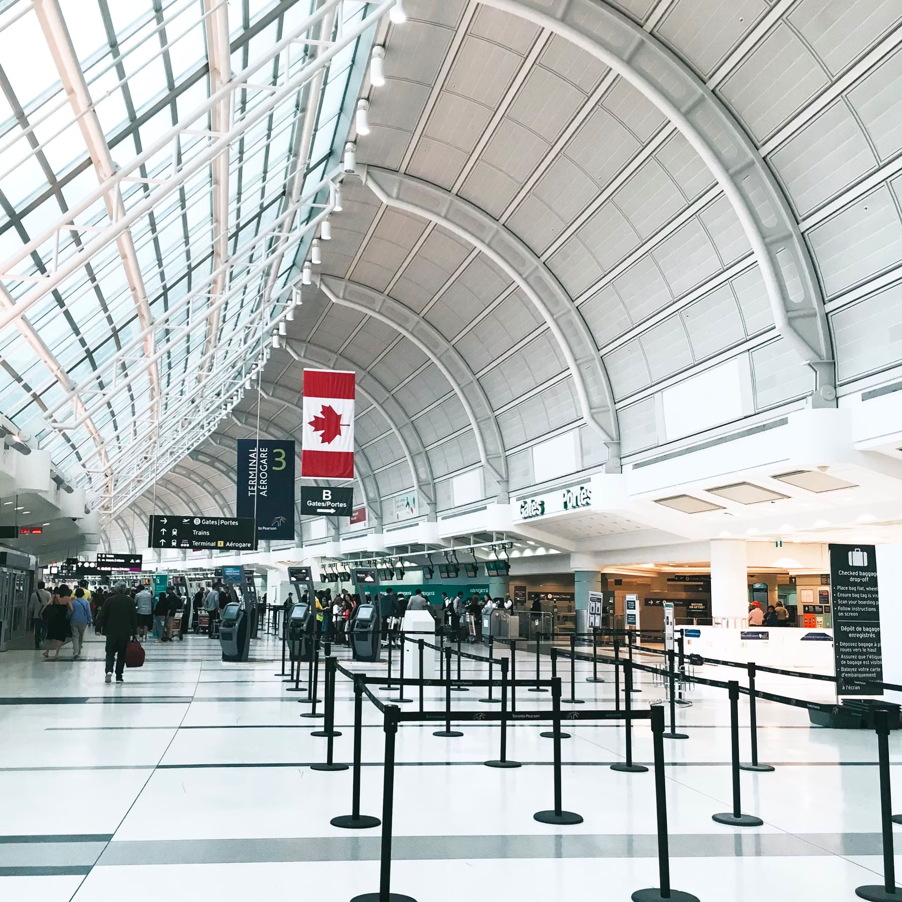 Image of a Canadian airport