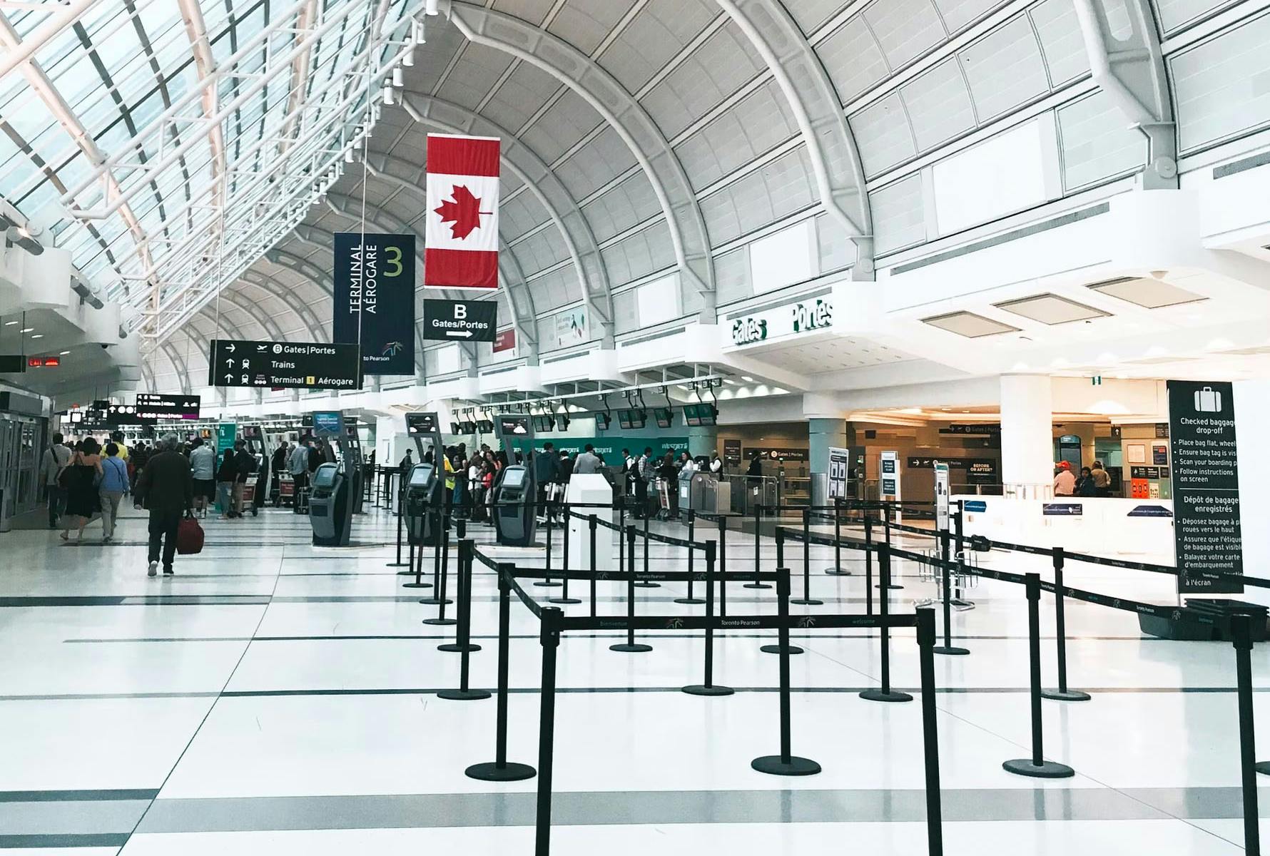 Image of a Canadian airport