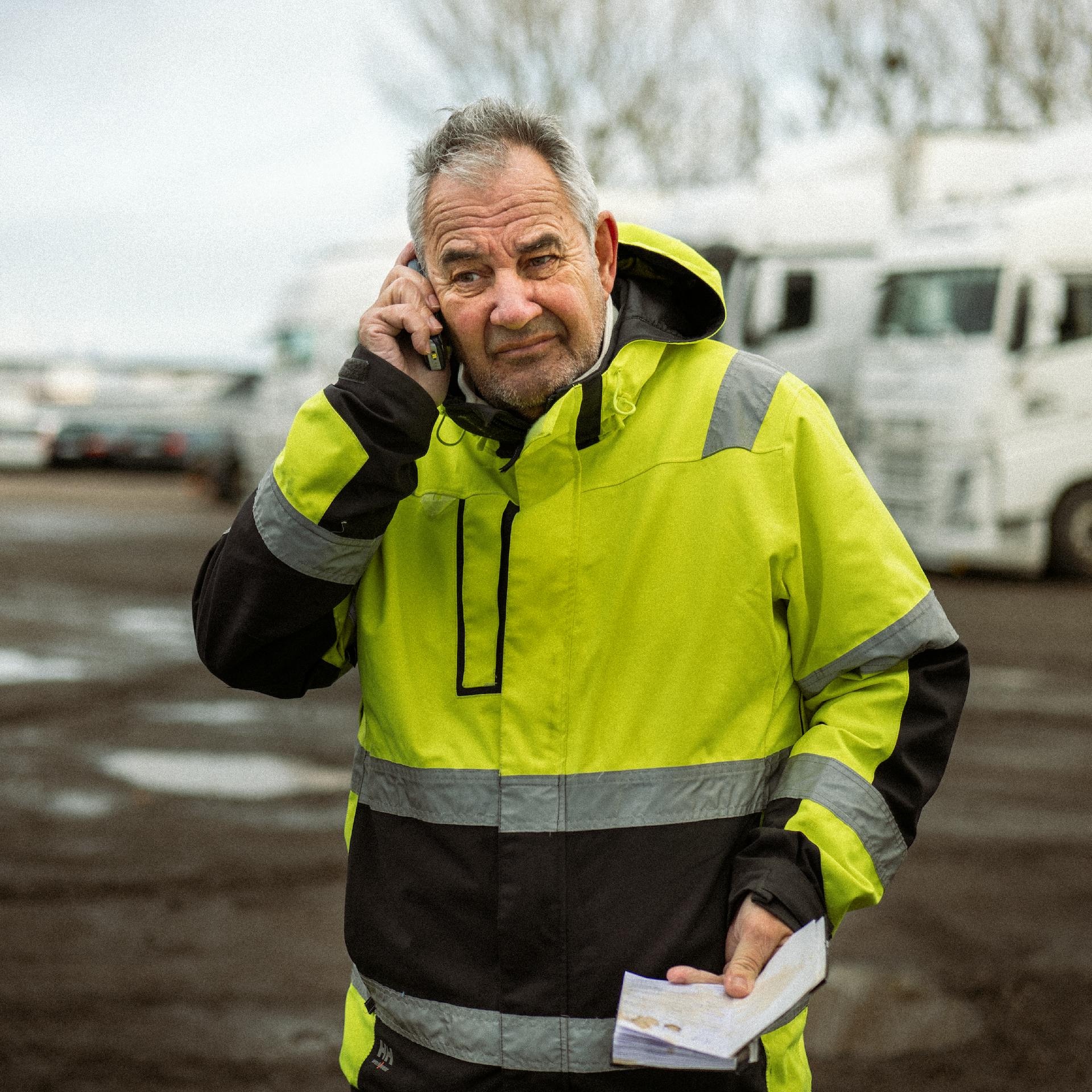 Transportledare på jobbet