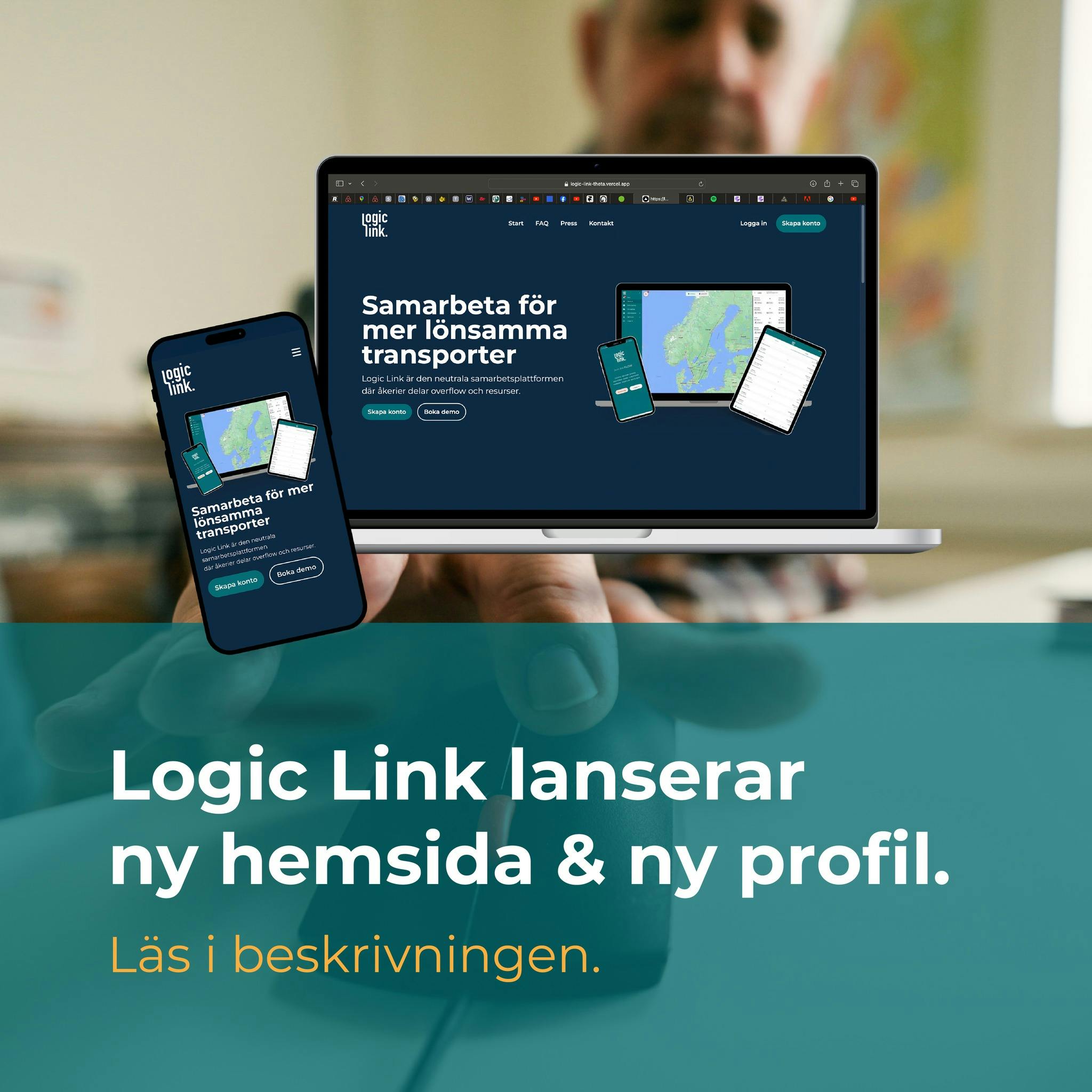 Logic Links nya hemsida