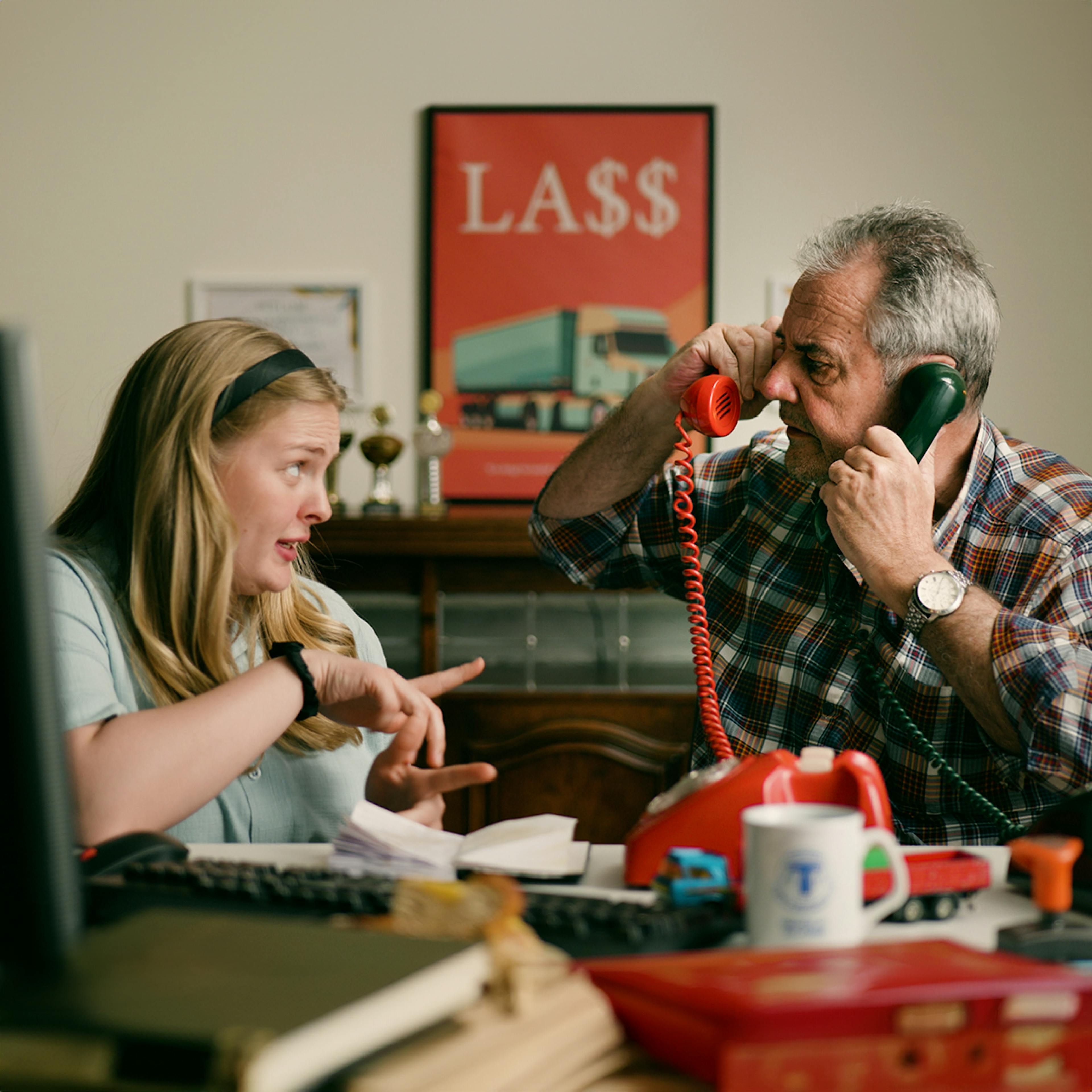 Transportledare i telefon