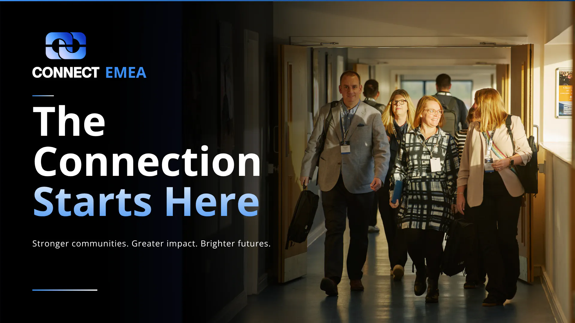 Attendees arriving at Logile Connect EMEA in Worcester