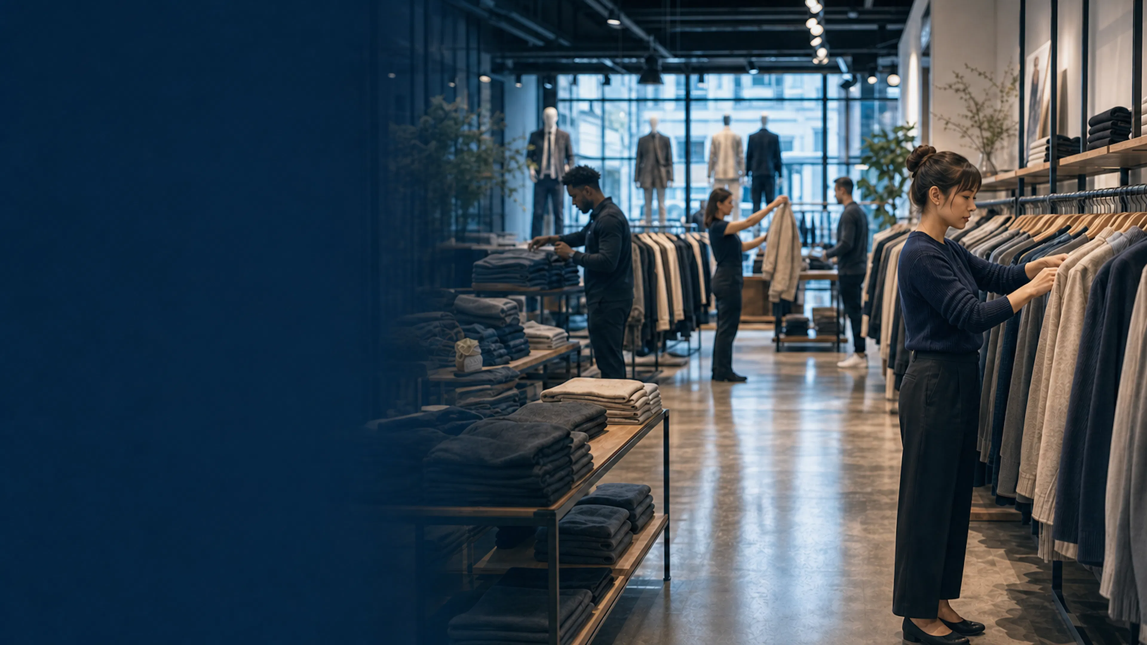 Retail store operations illustrating the need for adaptable retail labor planning