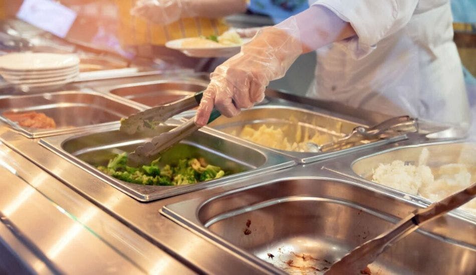 buffet at grocery store