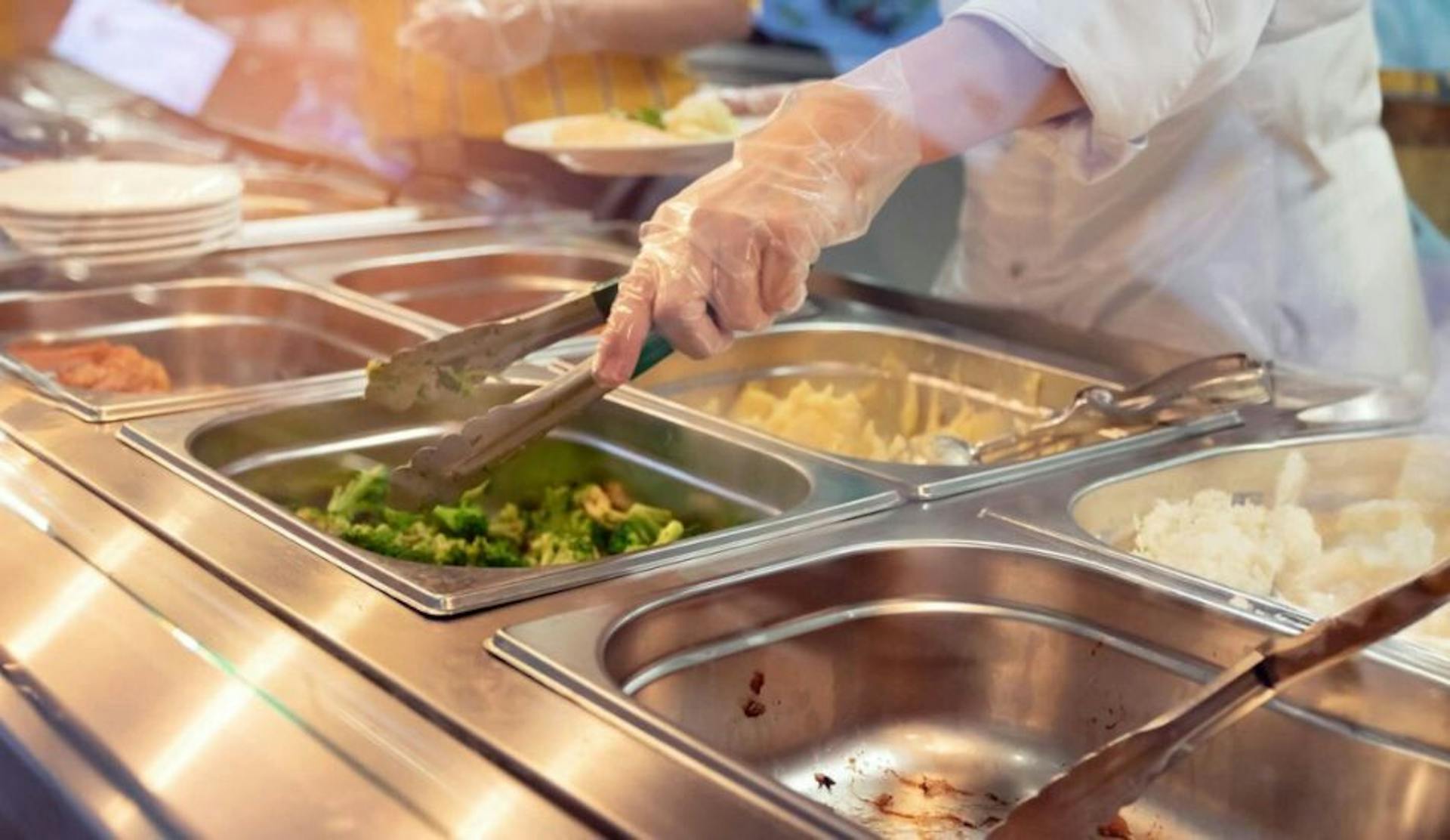buffet at grocery store
