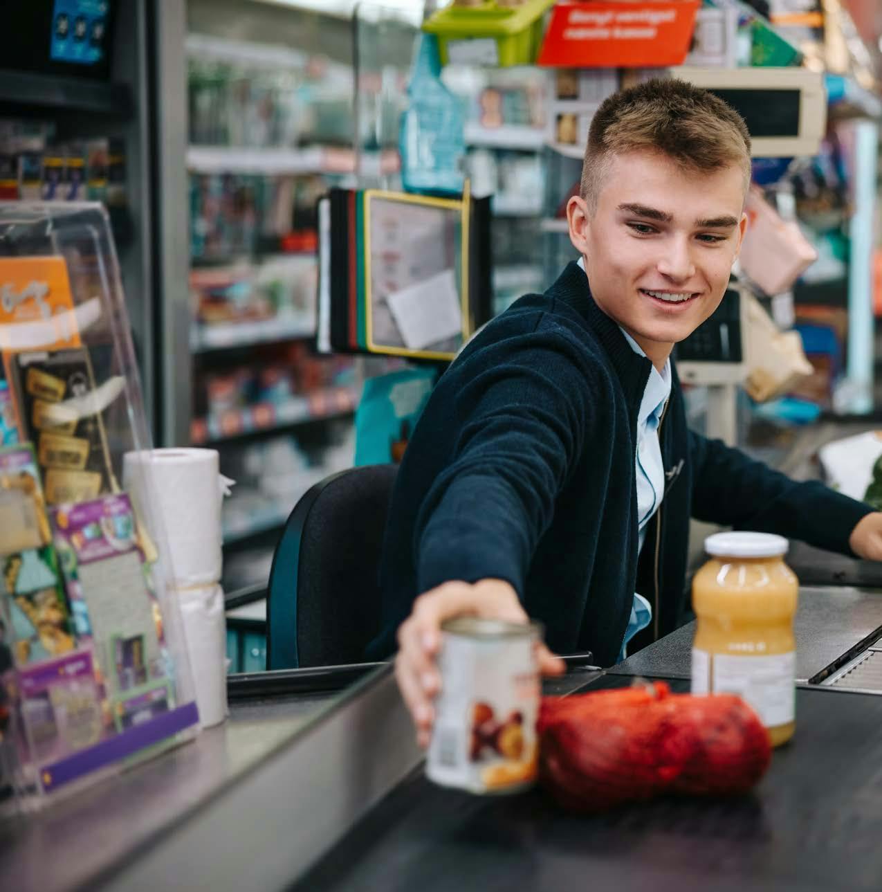 Store checkout line