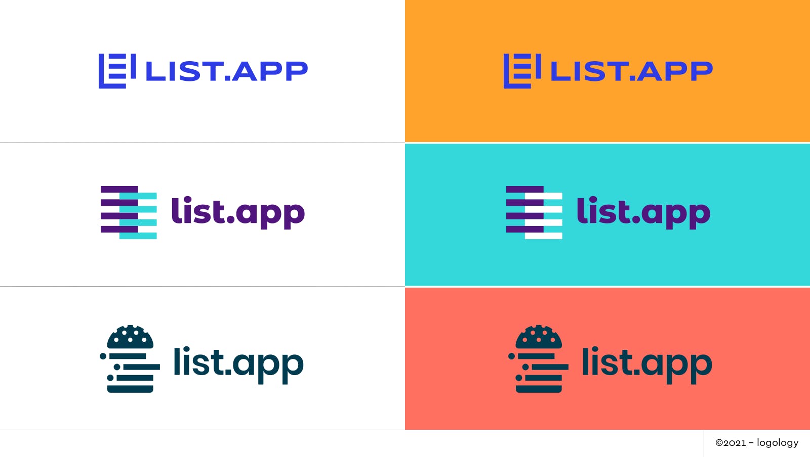 list.app logo proposals recap