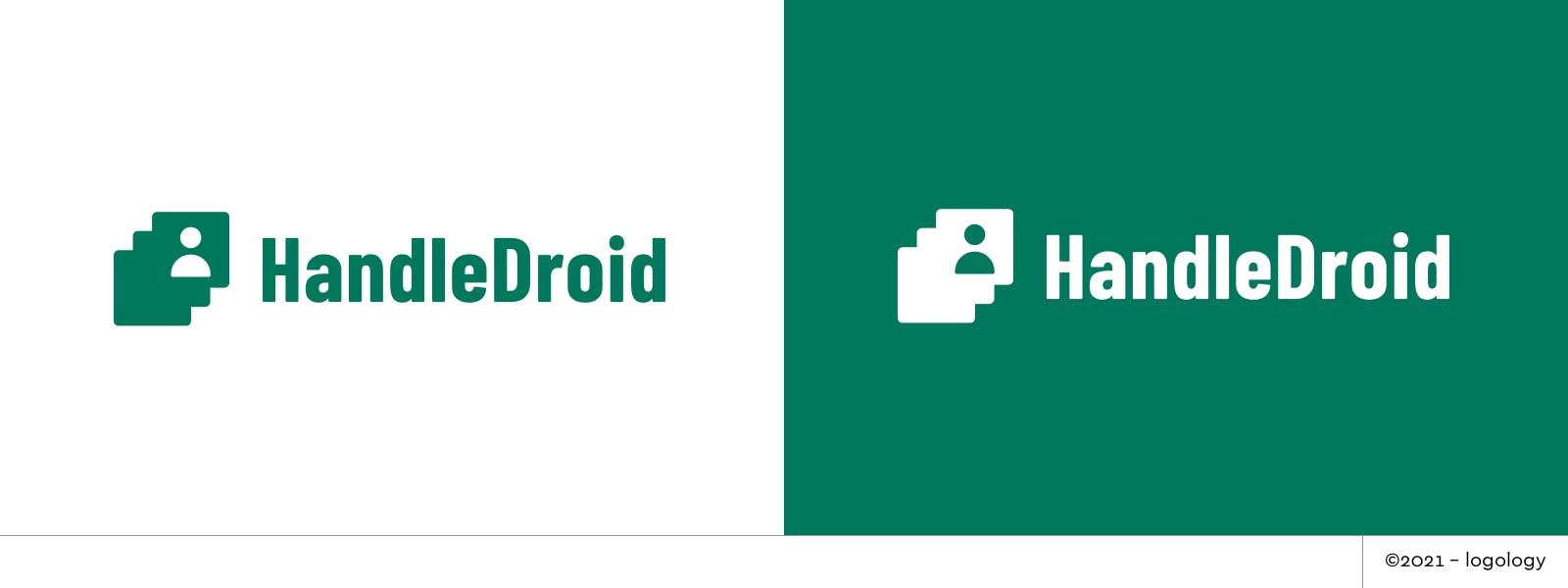 handledroid logo metled cards