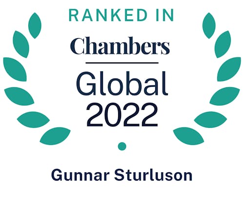 Chambers Global 2022 - Gunnar Sturluson