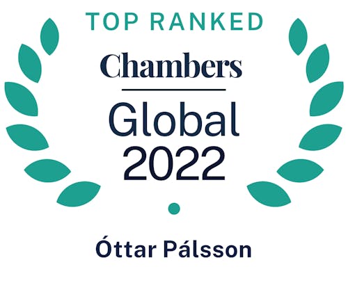 Chambers Global 2022 - Óttar Pálsson