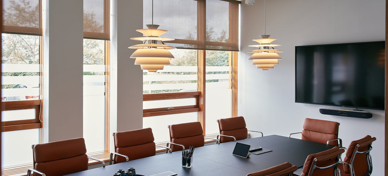Meeting room at LOGOS headquarters in Reykjavík