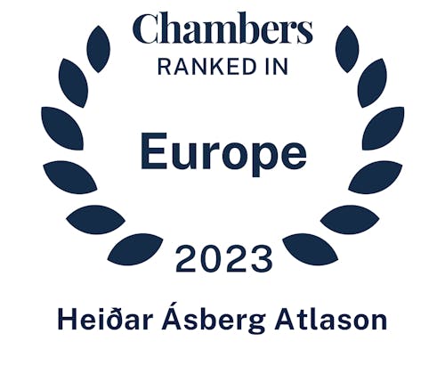 Chambers Europe 2023 - Heiðar Ásberg Atlason