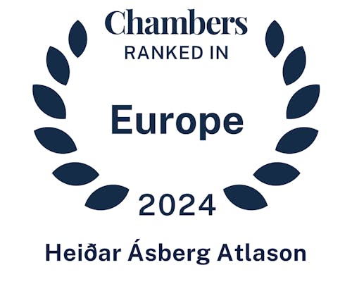 Chambers Europe 2024 - Heiðar Ásberg Atlason