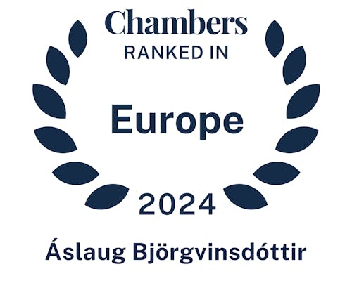Chambers Europe 2024 - Áslaug Björgvinsdóttir
