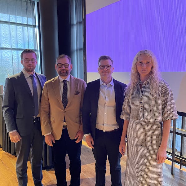 Mynd af Haraldi Andrew Aikman, Ólafi Arinbirni Sigurðssyni, Inga Poulsen og Helgu Melkorku Óttarsdóttur