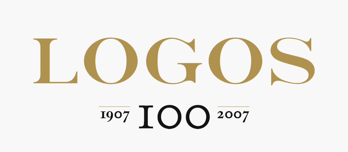 100 ára afmælismerki LOGOS, 1907-2007