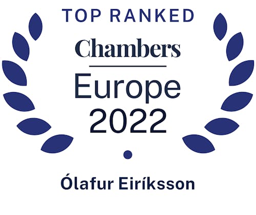 Chambers Europe 2022 - Ólafur Eiríksson