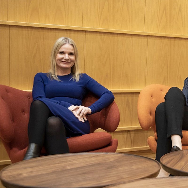 A photo of Hjördís Halldórsdóttir, Guðbjörg Helga Hjartardóttir and Helga Melkorka Óttartsdóttir, partners at LOGOS