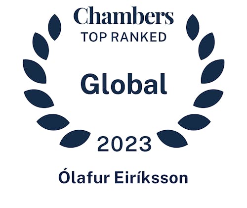 Chambers Global 2023 - Ólafur Eiríksson