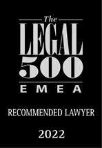 The Legal 500 EMEA Recommended Lawyer 2022