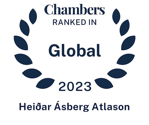 Chambers Global 2023 - Heiðar Ásberg Atlason