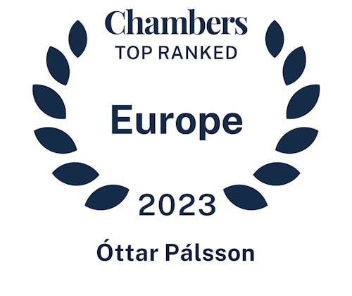 Chambers Europe 2023 - Óttar Pálsson
