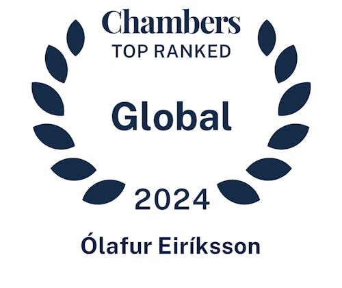 Chambers Global 2024 - Ólafur Eiríksson