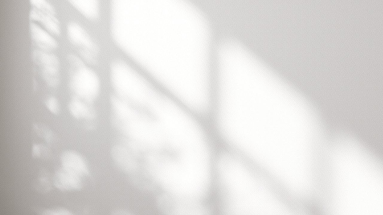 Blank clean white wallpaper wall, brown gold geometric maze pattern in beautiful sunlight from window, leaf shadow for luxury, modern interior design decoration, fashion, beauty, product background 3D