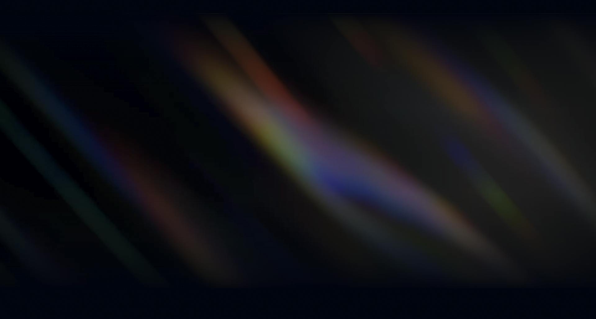 Revontulen värejä mustalla taustalla