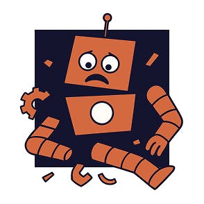 Lokion Robot with arm in pieces