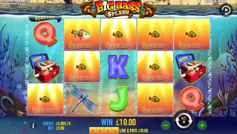 Big Bass Splash base game