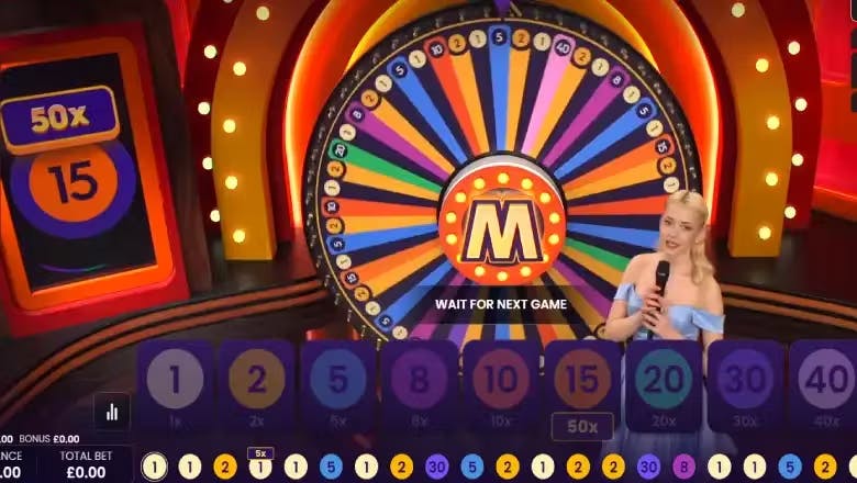 mega wheel gameplay