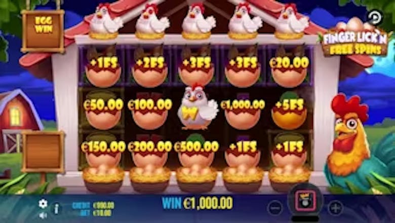 Finger Lick'n Free Spins Bonus Feature