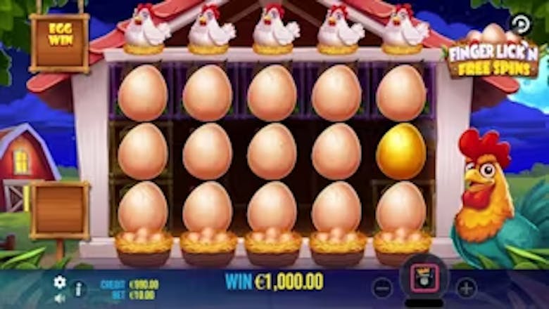 Finger Lick'n Free Spins Base Game