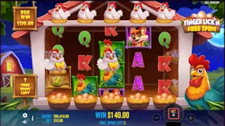 Finger Lick'N Free Spins Free Spins